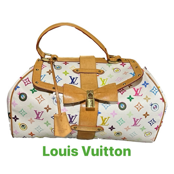 Limited Edition Louis Vuitton Eye Love You SAC RETRO GM by Takashi Murakami - Picture 1 of 8